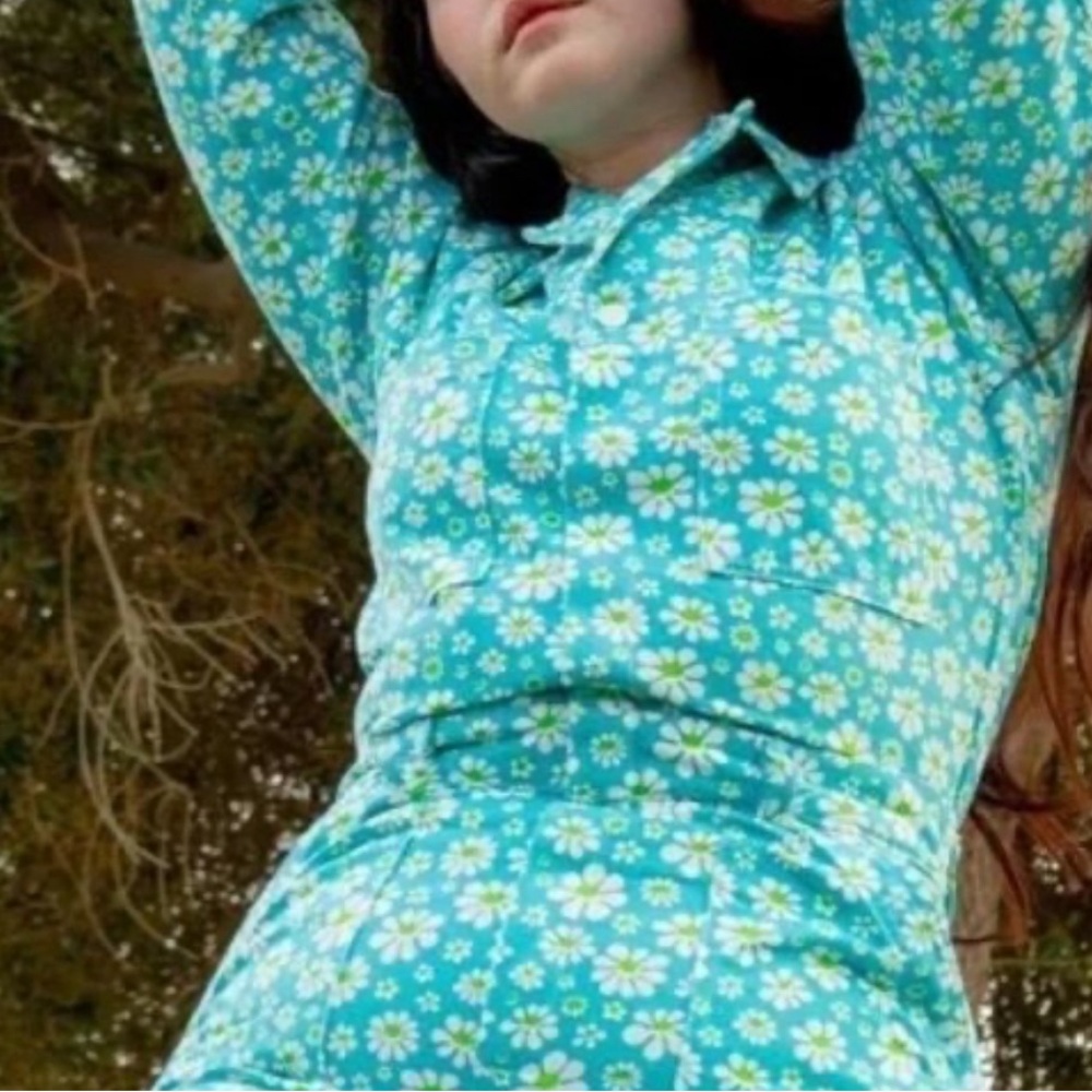 Big Bud Press Blue Floral Jumpsuit